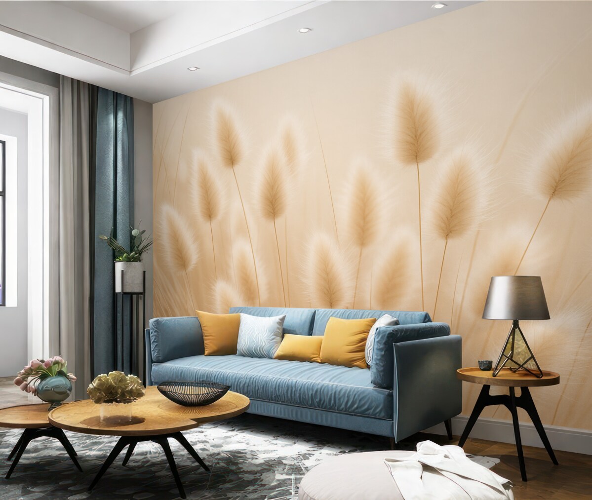 Fototapeta Roślinność łąkowa.