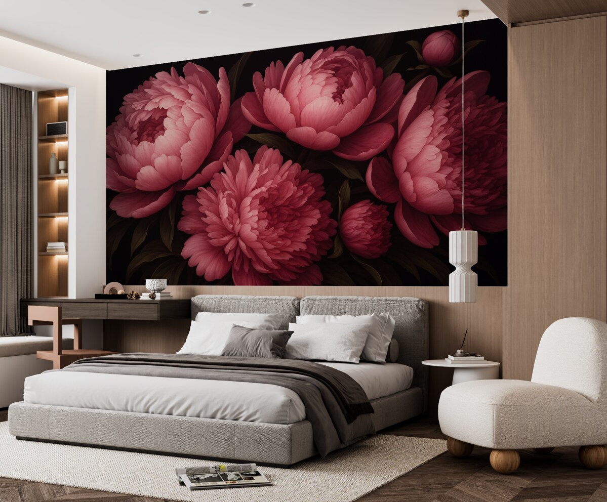 Fototapeta Różowe piwonie.