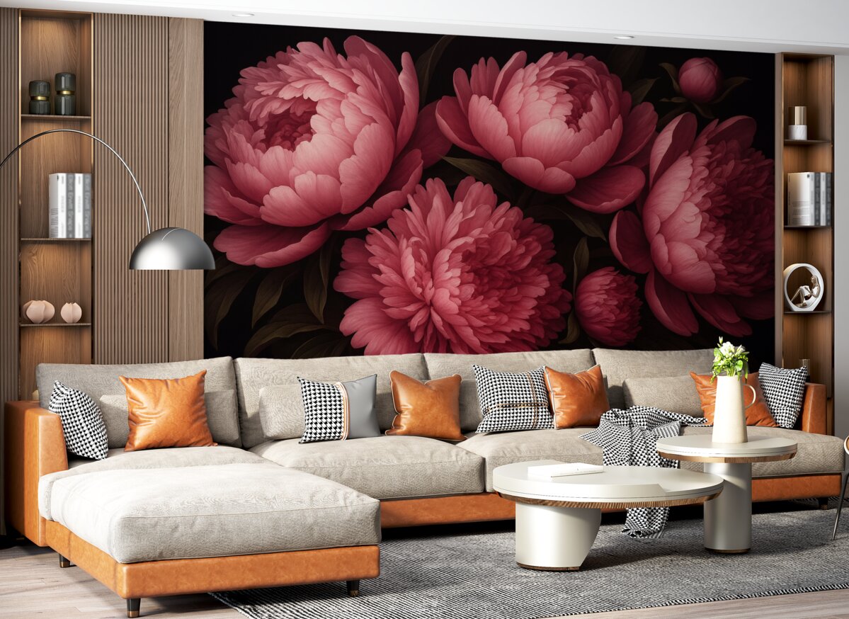 Fototapeta Różowe piwonie.