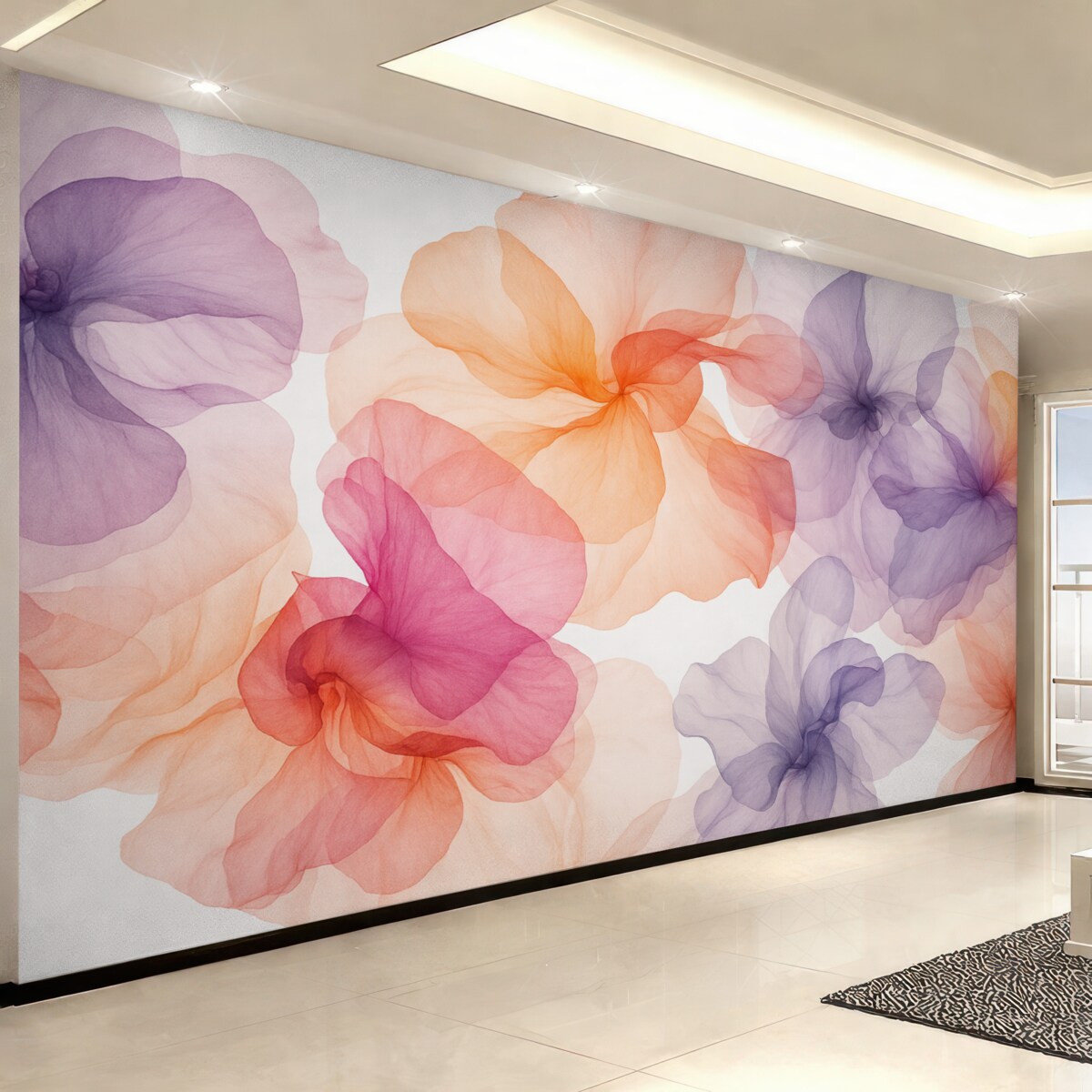 Fototapeta Wzory kwiatowe.