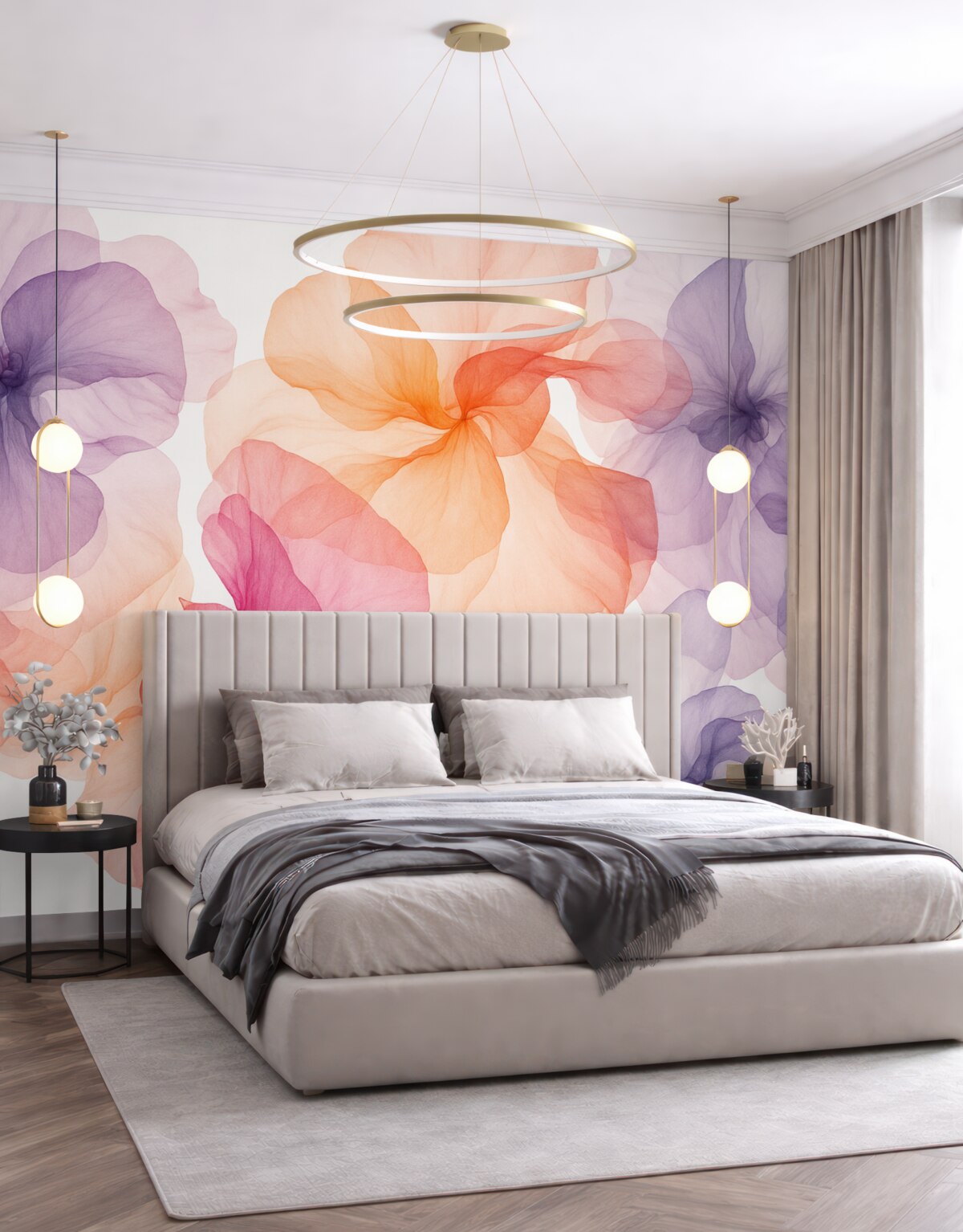 Fototapeta Wzory kwiatowe.