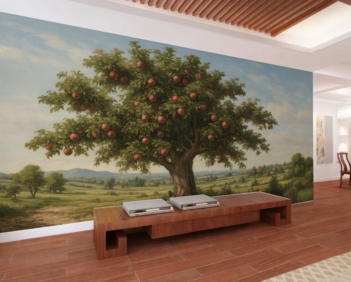 Fototapeta Jabłoń w kotlinie.