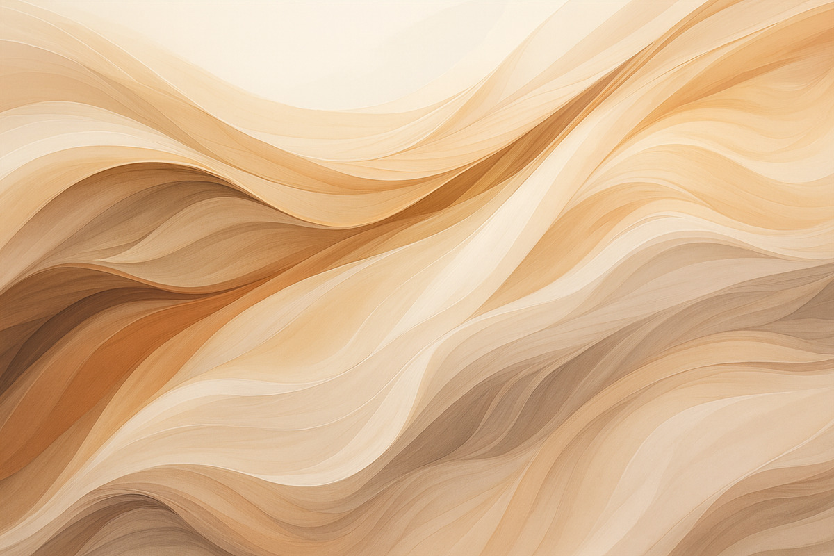 Fototapeta Abstrakcyjna grafika falujących form.