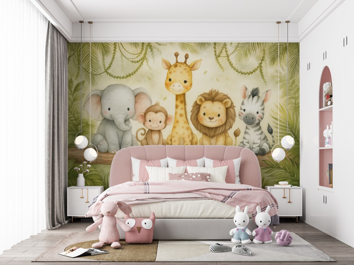 Fototapeta Urocze egzotyczne zwierzęta.