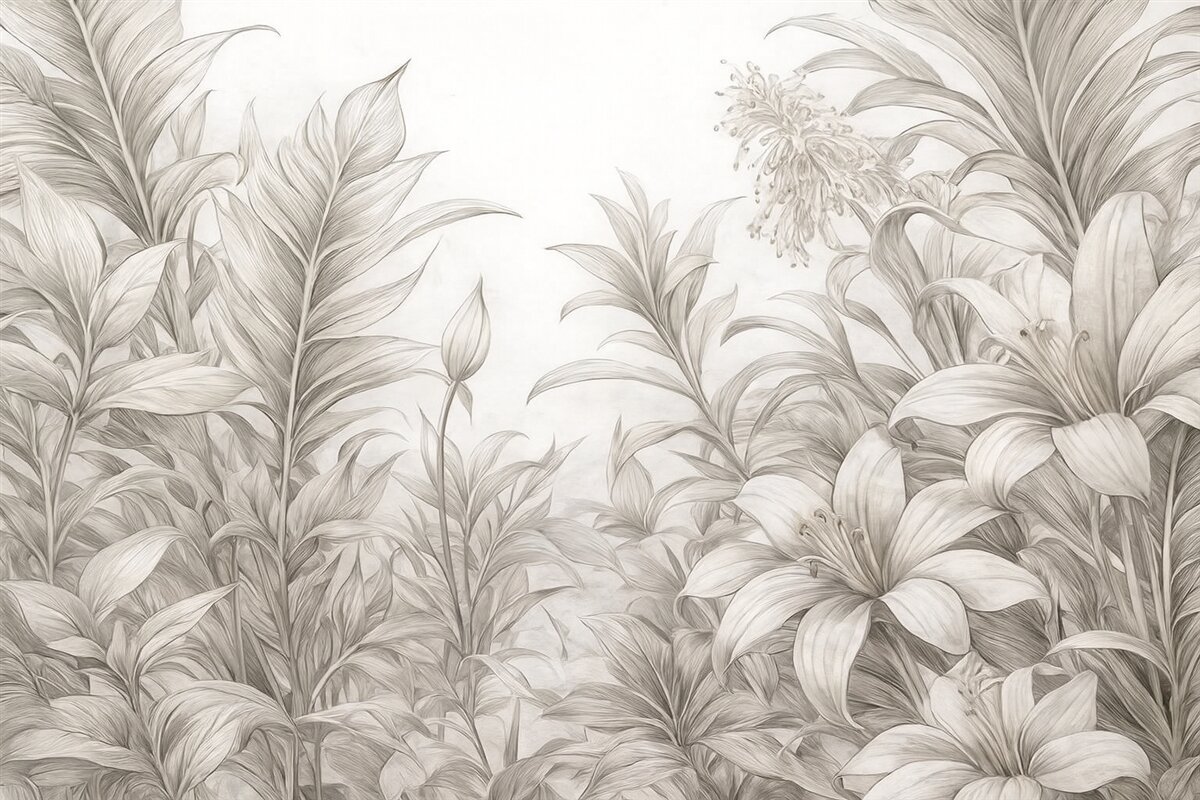 Fototapeta Dokładne liście w stylu grunge.