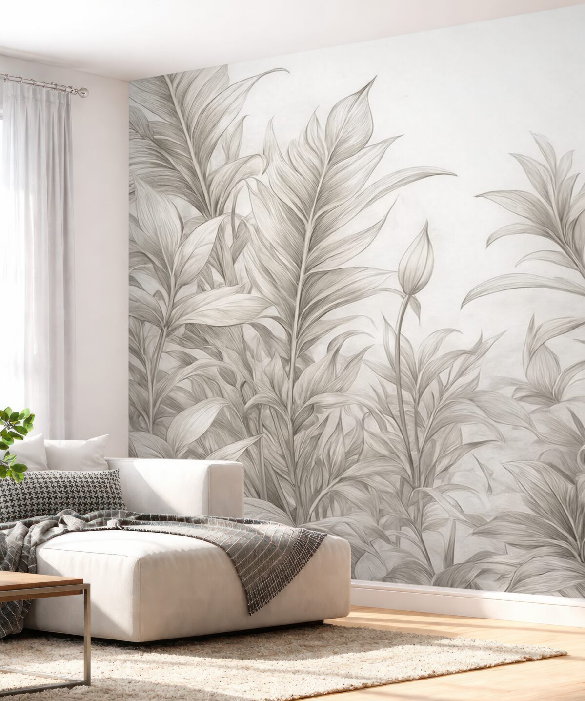 Fototapeta Dokładne liście w stylu grunge.