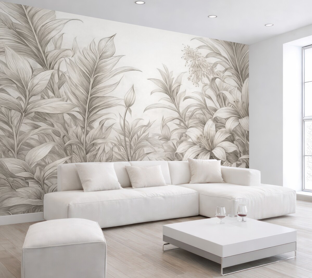 Fototapeta Dokładne liście w stylu grunge.