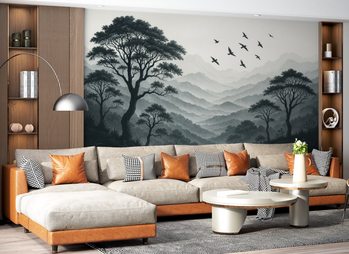 Fototapeta Zarys pejzażu.