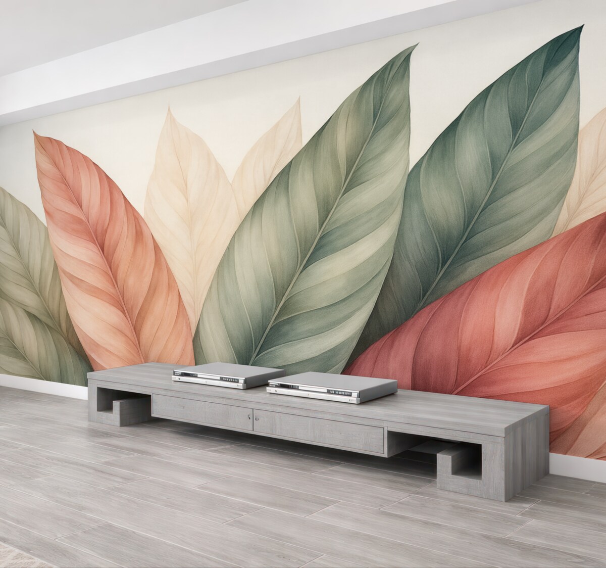 Fototapeta Liście w różnych kolorach.