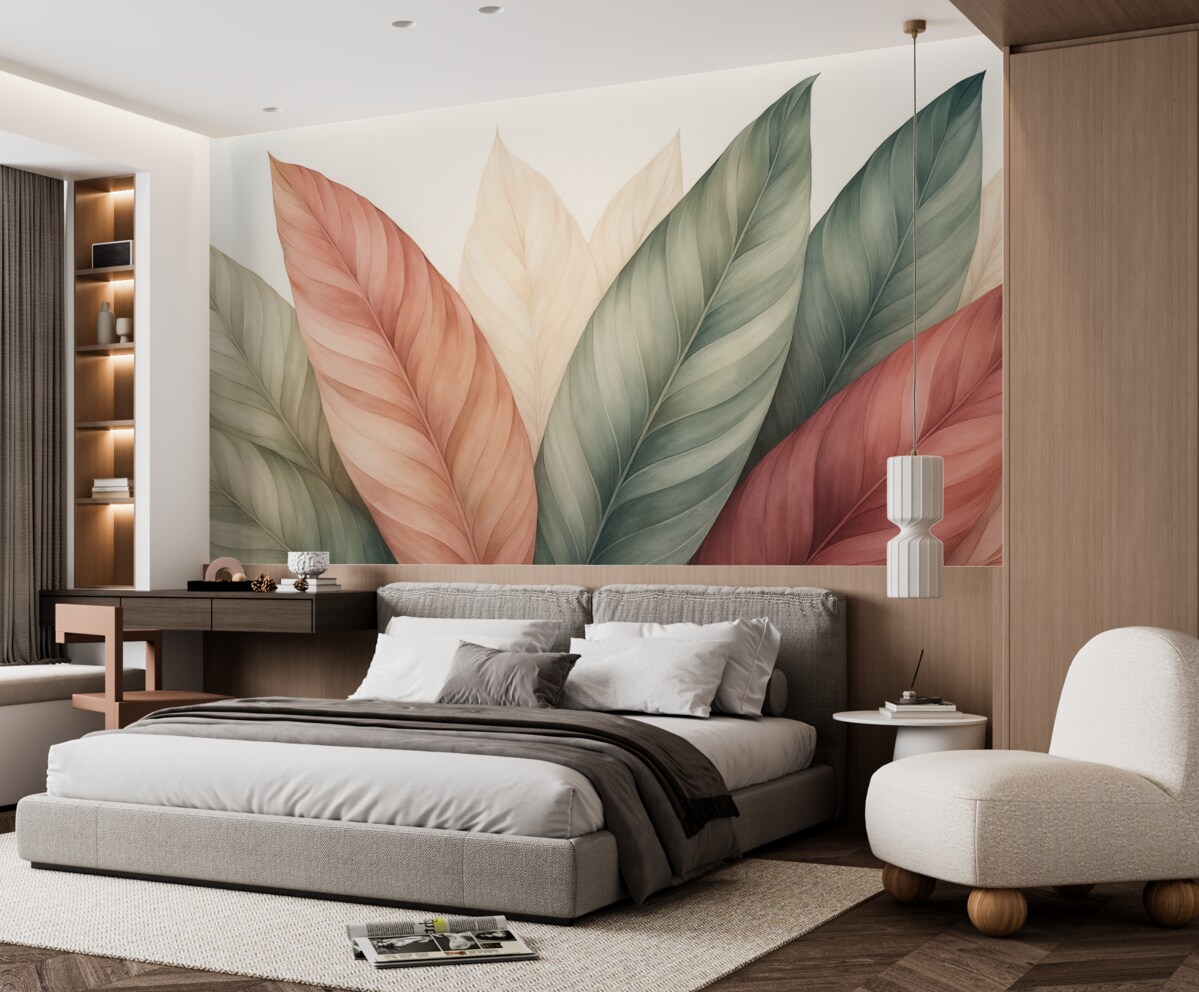 Fototapeta Liście w różnych kolorach.