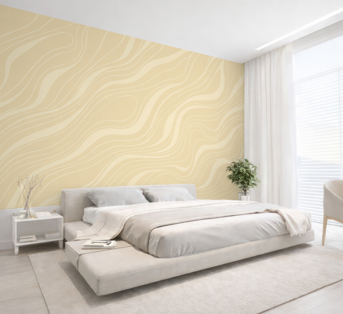 Fototapeta Abstrakcyjne, gładkie kontury.