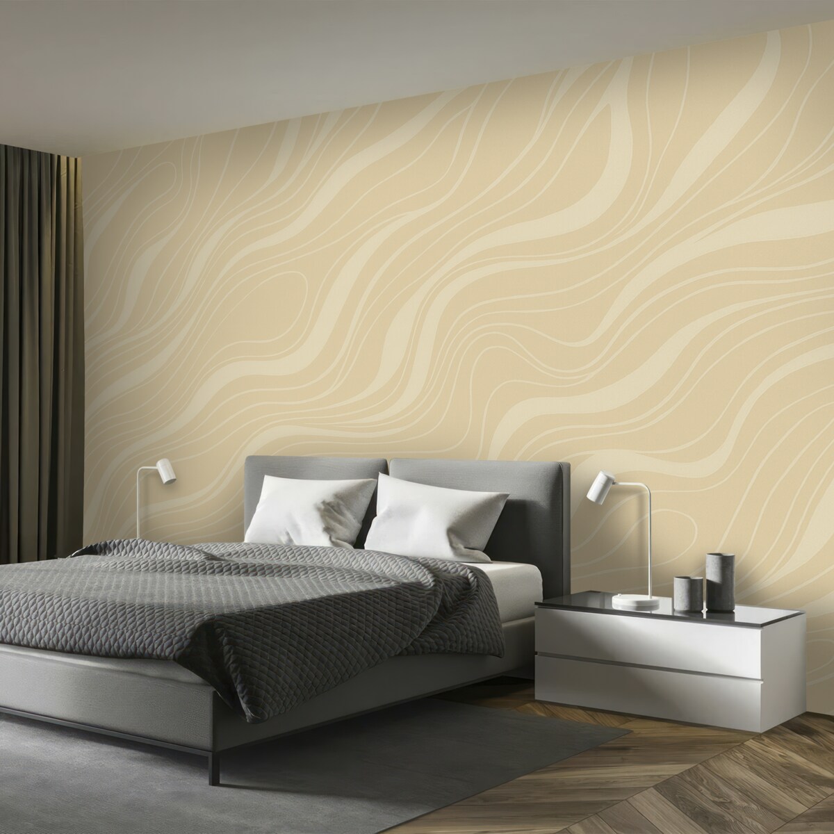 Fototapeta Abstrakcyjne, gładkie kontury.