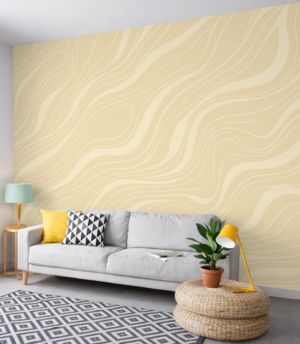 Fototapeta Abstrakcyjne, gładkie kontury.