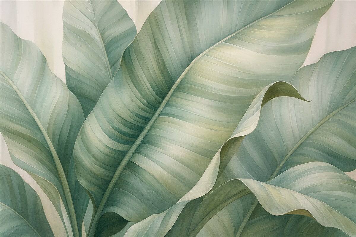 Fototapeta Abstrakcyjne liście.