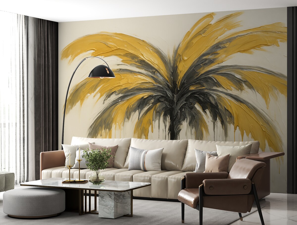 Fototapeta Pociągnięcia pędzla naśladujące rękę.