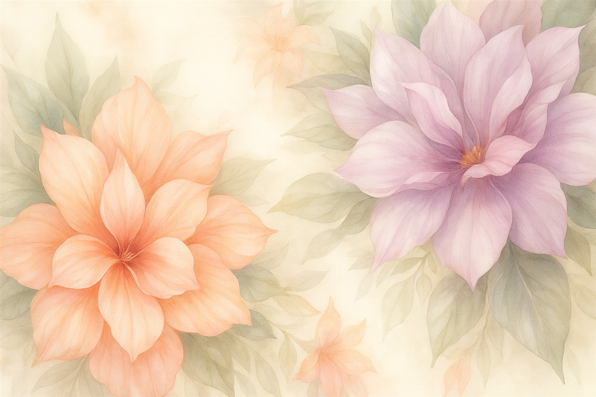 Fototapeta Subtelne płatki kwiatów