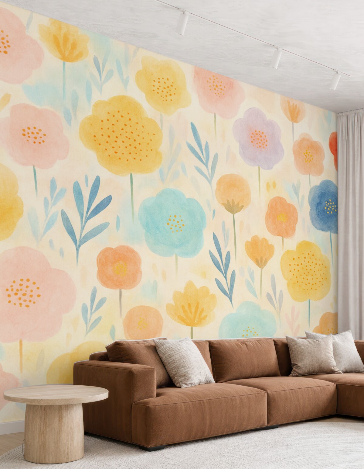 Fototapeta Wyraźne abstrakcyjne rośliny.