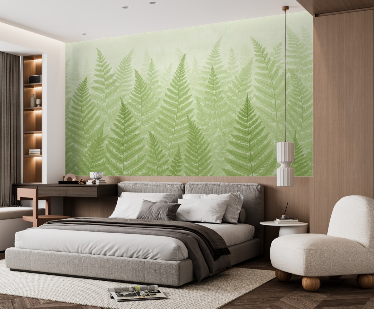 Fototapeta Tendencja roślin paproci.