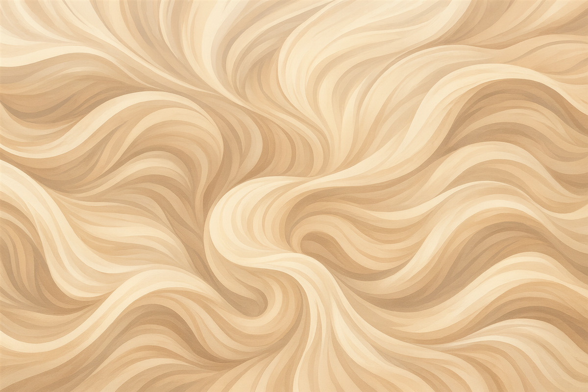 Fototapeta Abstrakcyjne, gładkie wzory w ciepłych odcieniach.