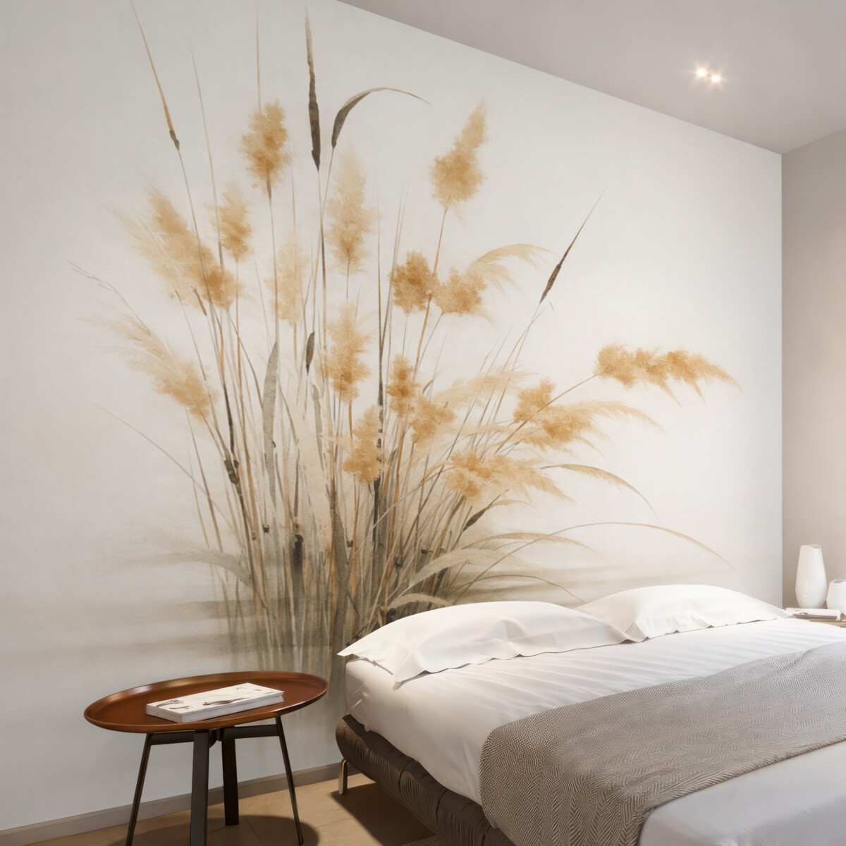 Fototapeta Naśladowanie trzciny w akwareli.