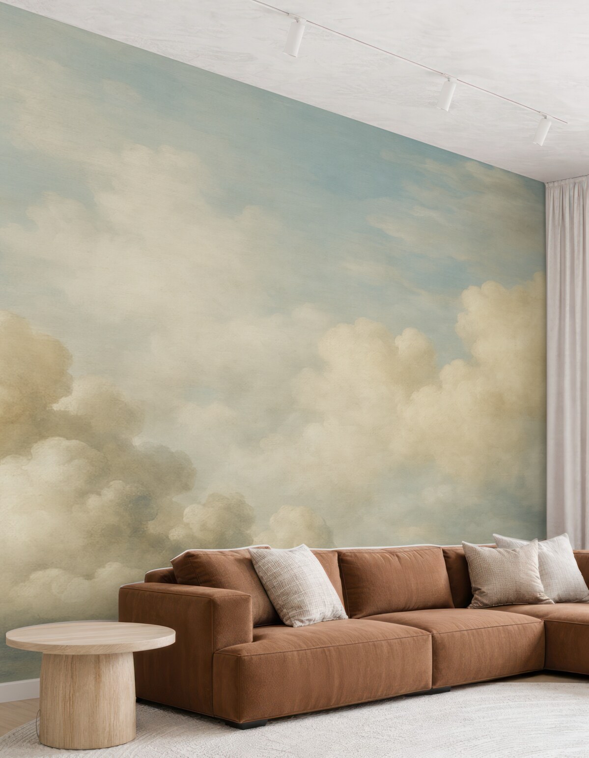 Fototapeta Zasłonięte chmury niebo.