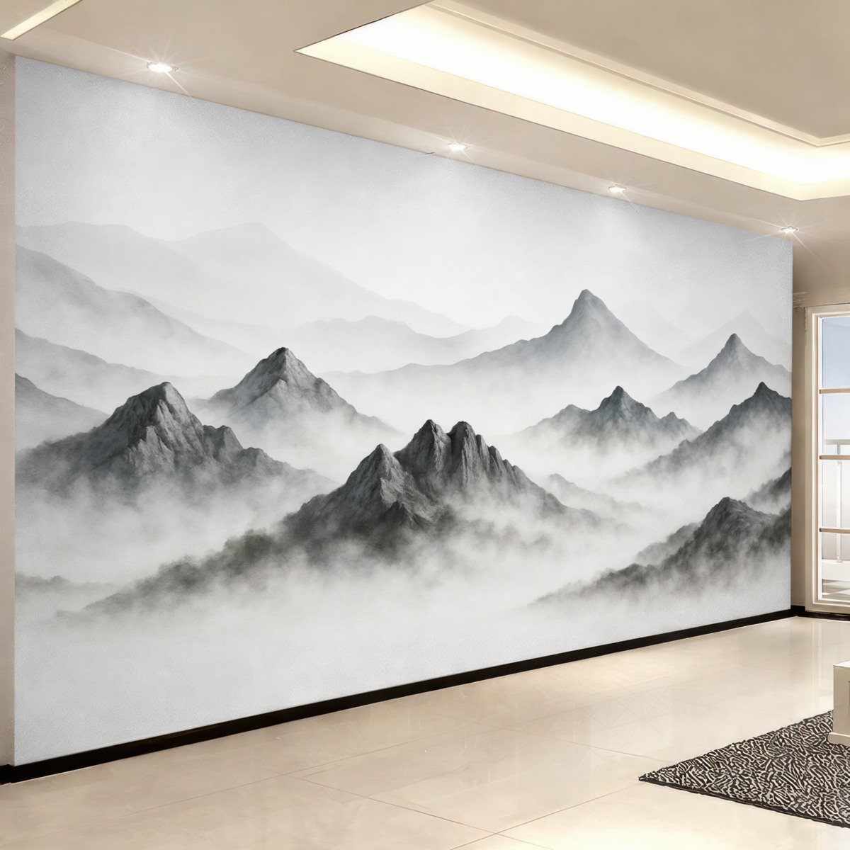 Fototapeta Góry w mroku.