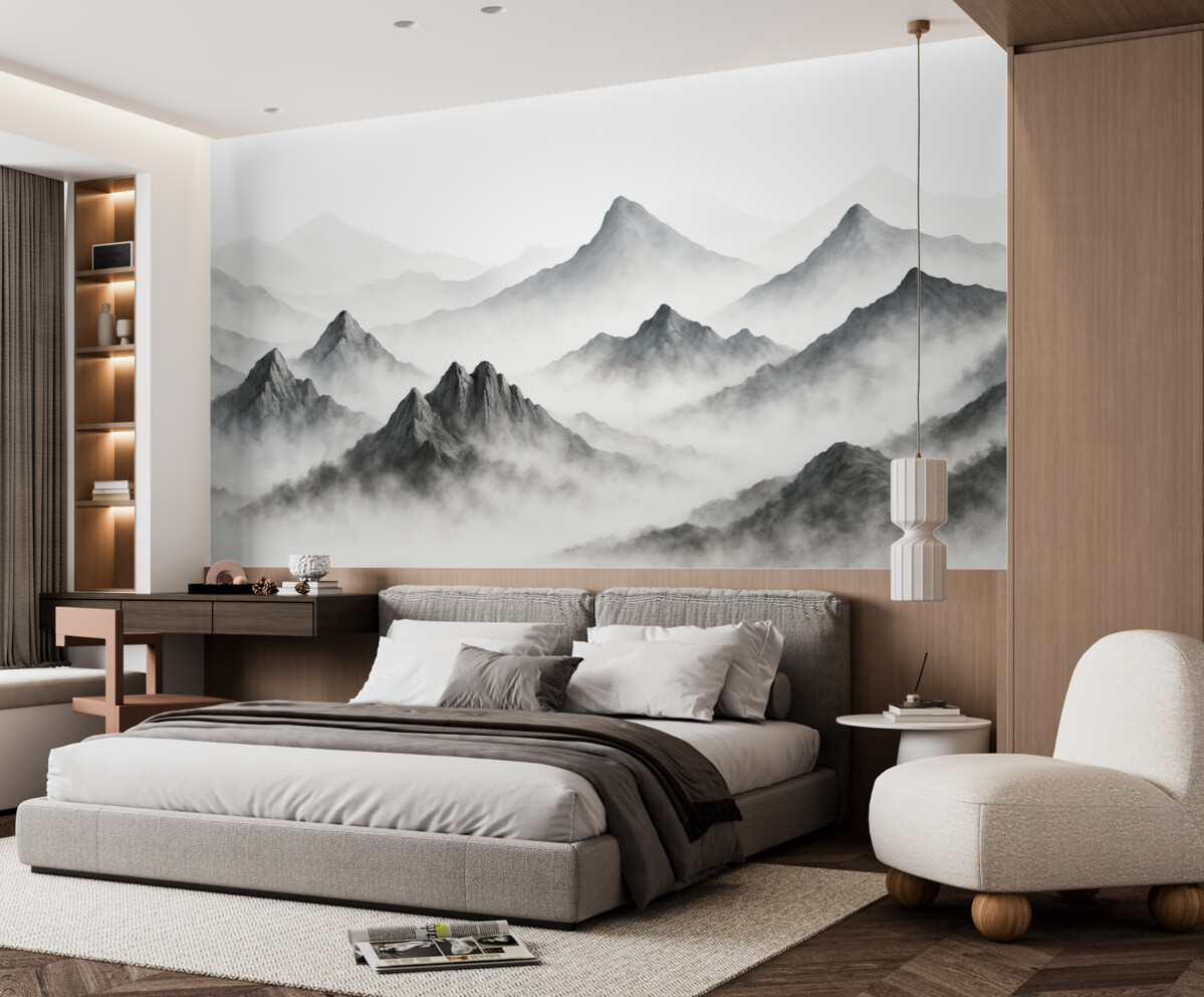 Fototapeta Góry w mroku.