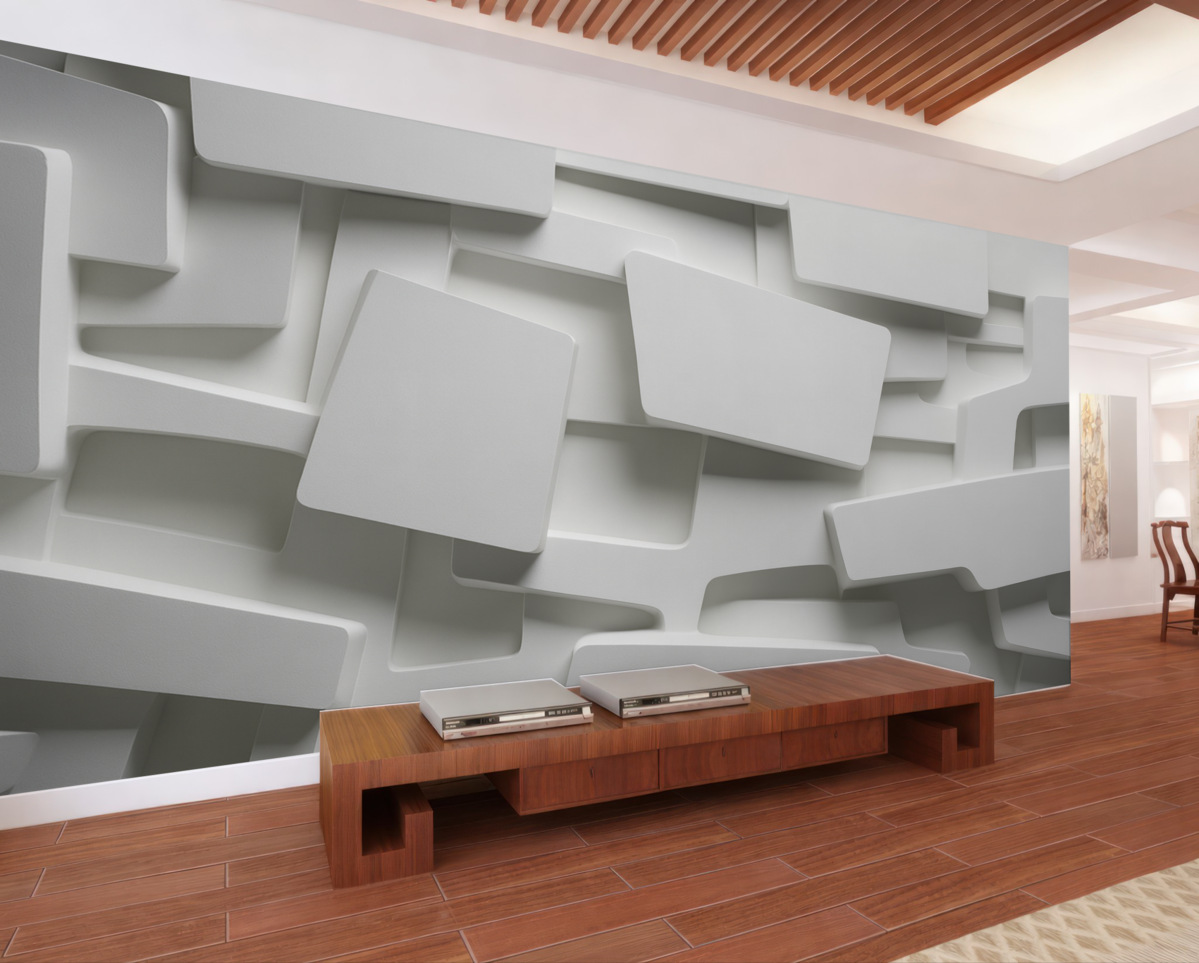 Fototapeta Wolumetryczne wypukłe kształty.