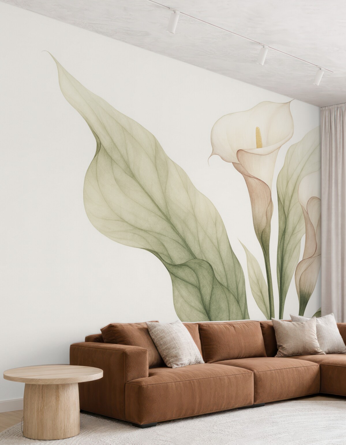 Fototapeta Lilie Calla w stylu akwareli.