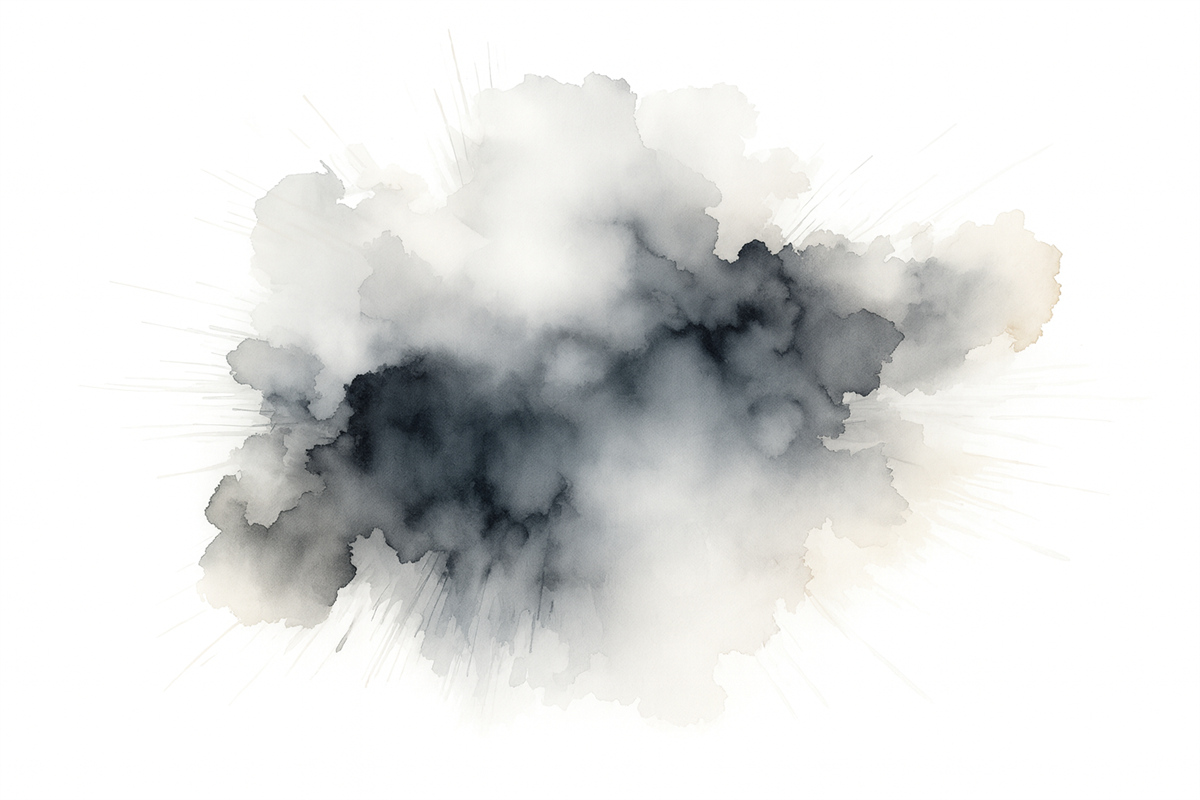 Fototapeta Plama przypominająca akwarelę.