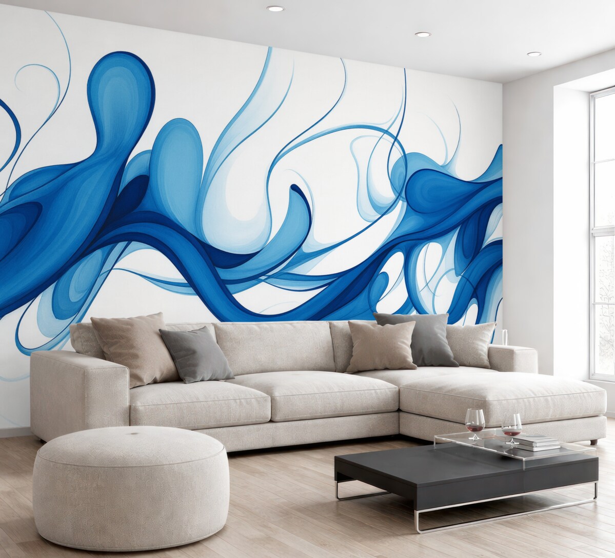 Fototapeta Minimalistyczna abstrakcyjna kreacja.