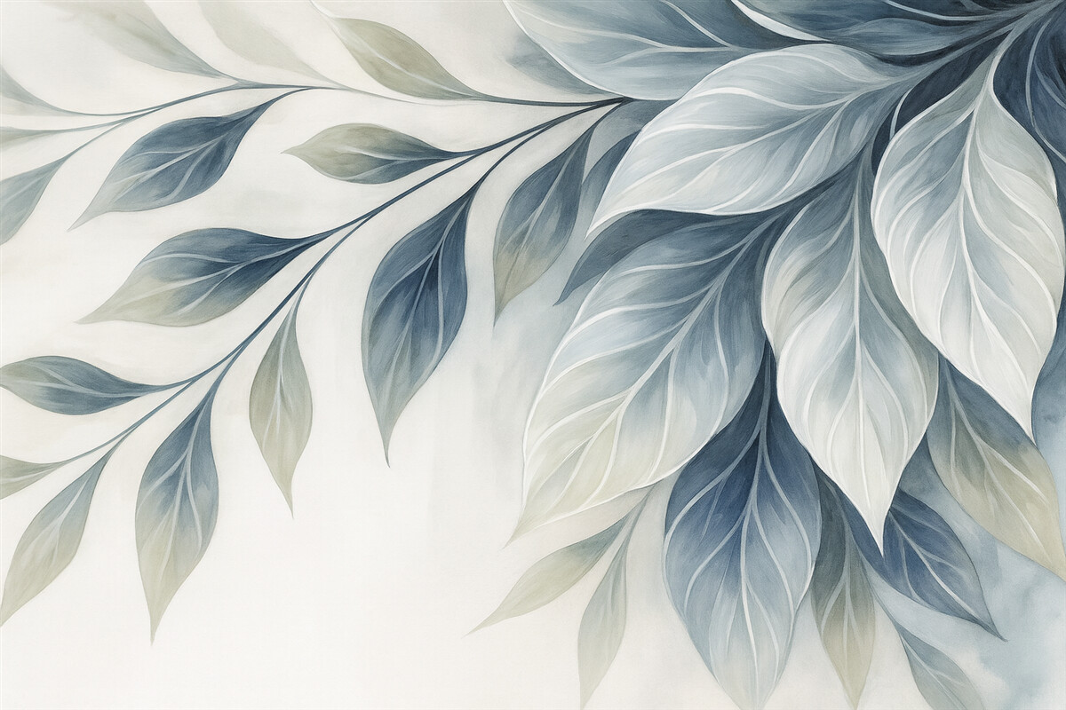 Fototapeta Liście abstrakcyjne mogą przybierać różne formy i kształty