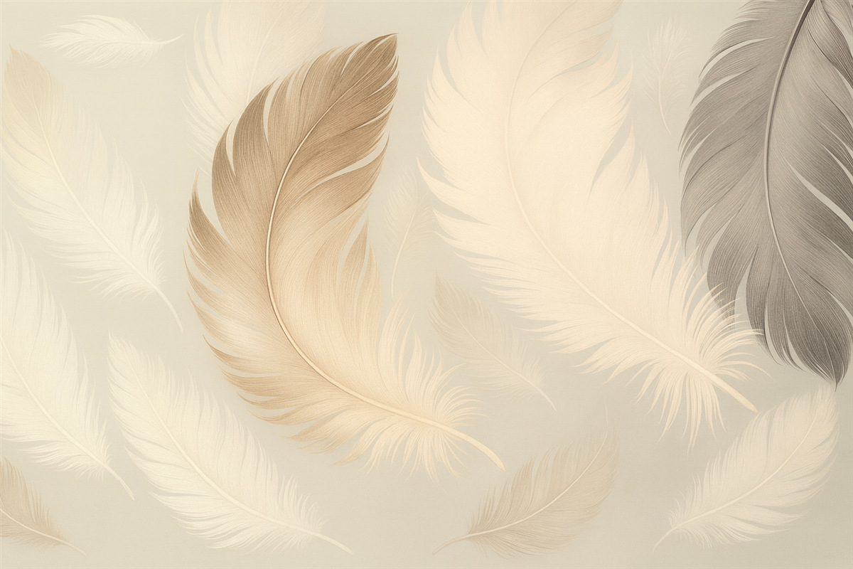 Fototapeta Proszę podać zdania dotyczące piór, które mam sparafrazować.