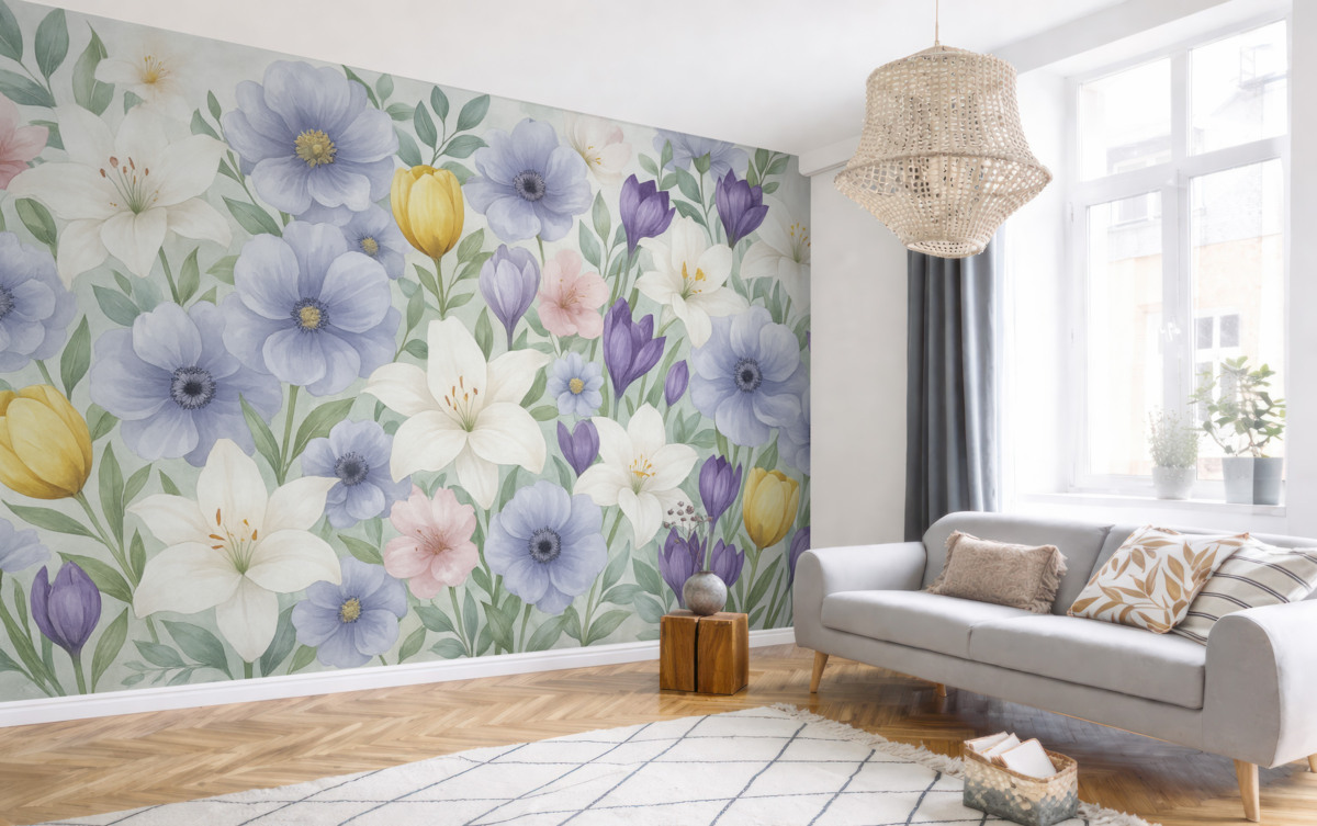 Fototapeta rozwijająca się ściana.