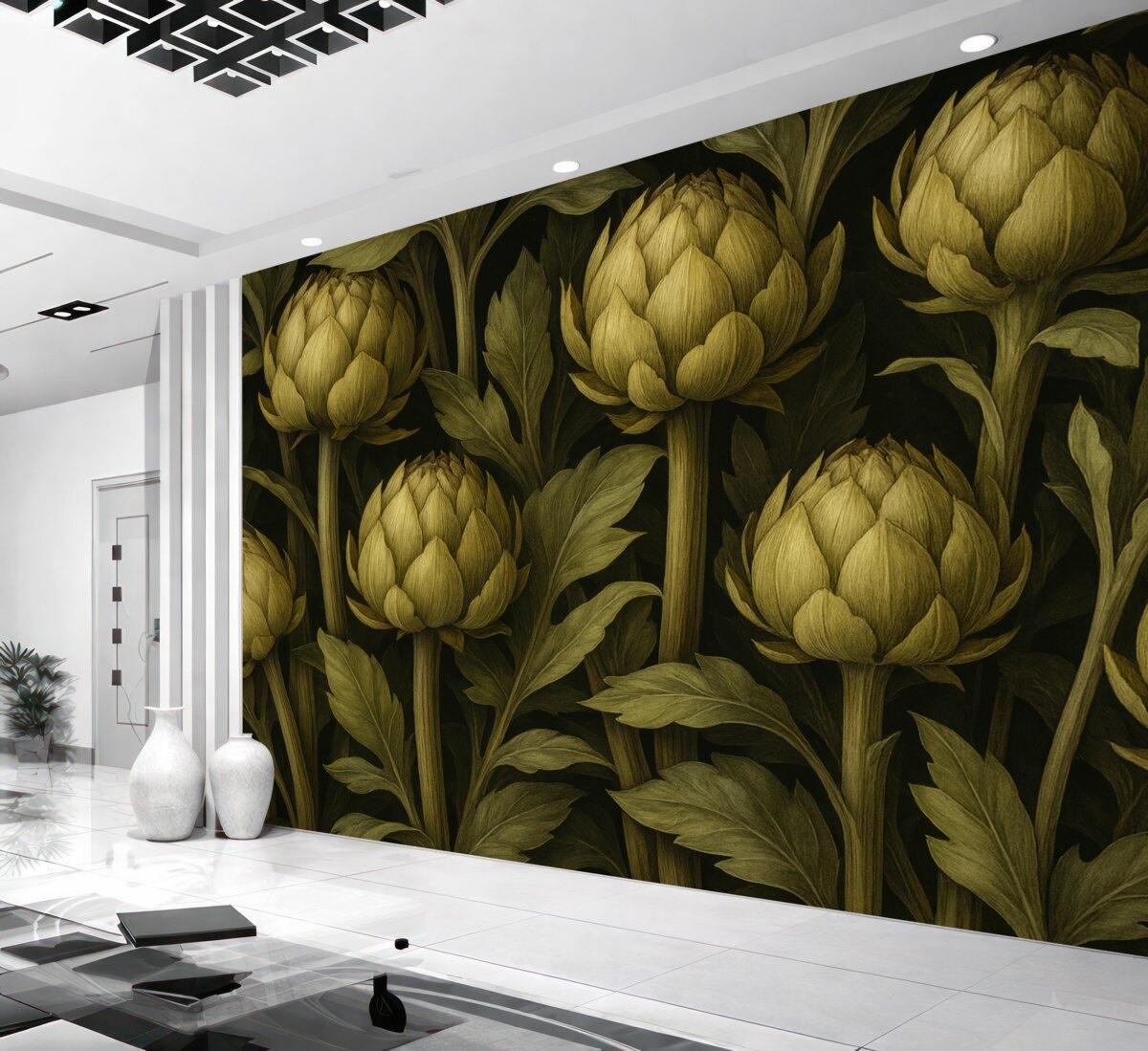 Fototapeta Elegancja Ogrodu Karczochów