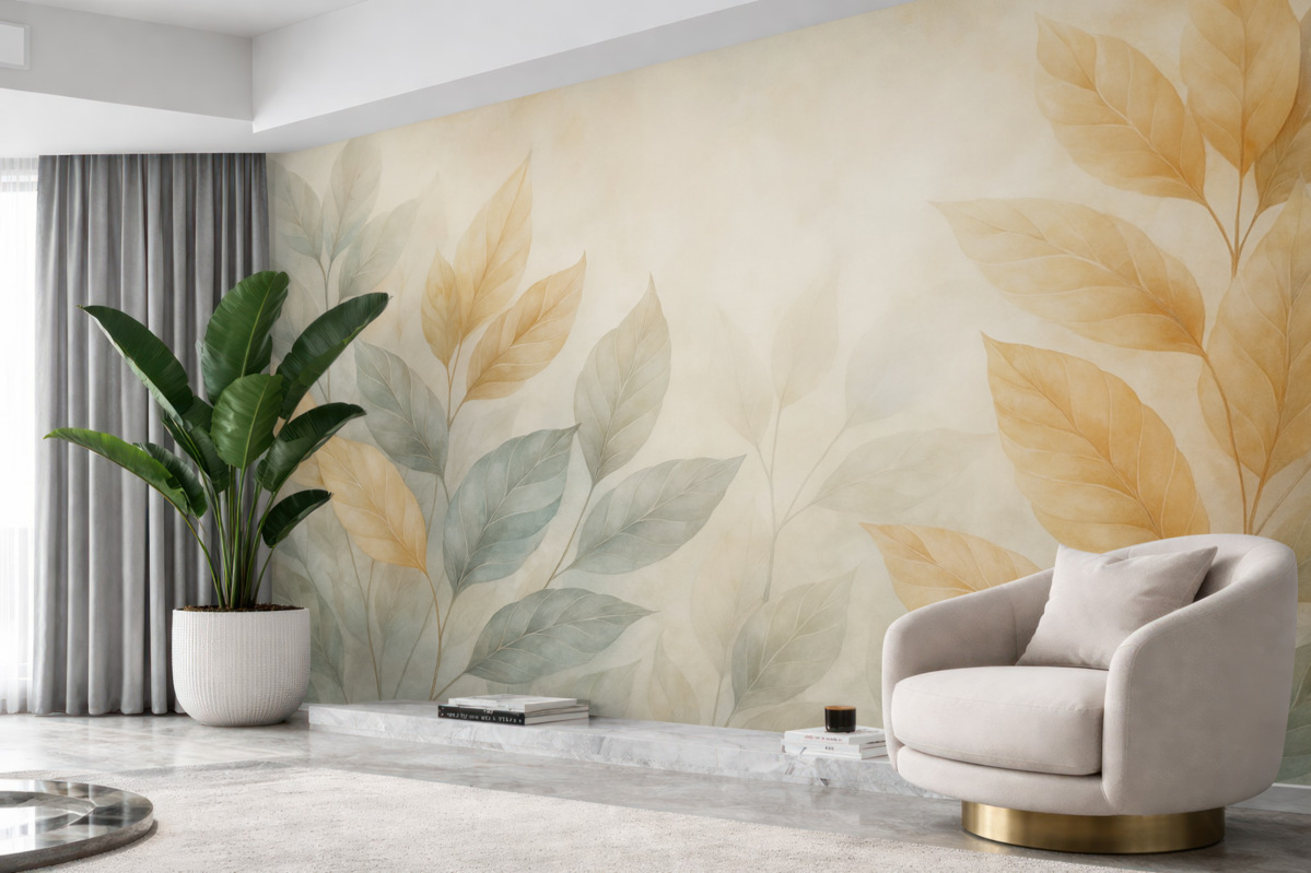 Fototapeta Cichy ogród.