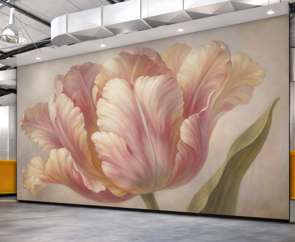 Fototapeta Ogromny kwiat tulipana.