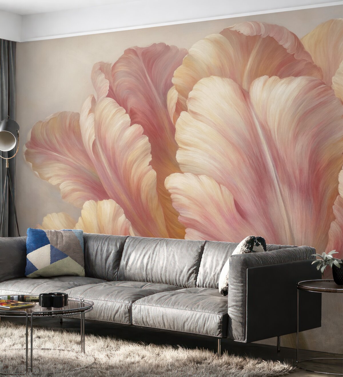 Fototapeta Ogromny kwiat tulipana.