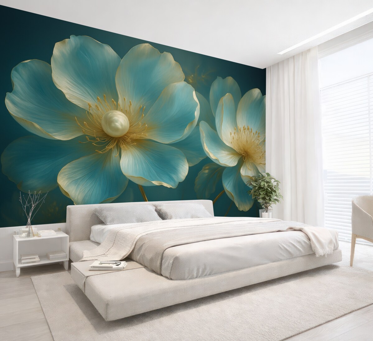 Fototapeta Subtelne bajkowe rośliny.