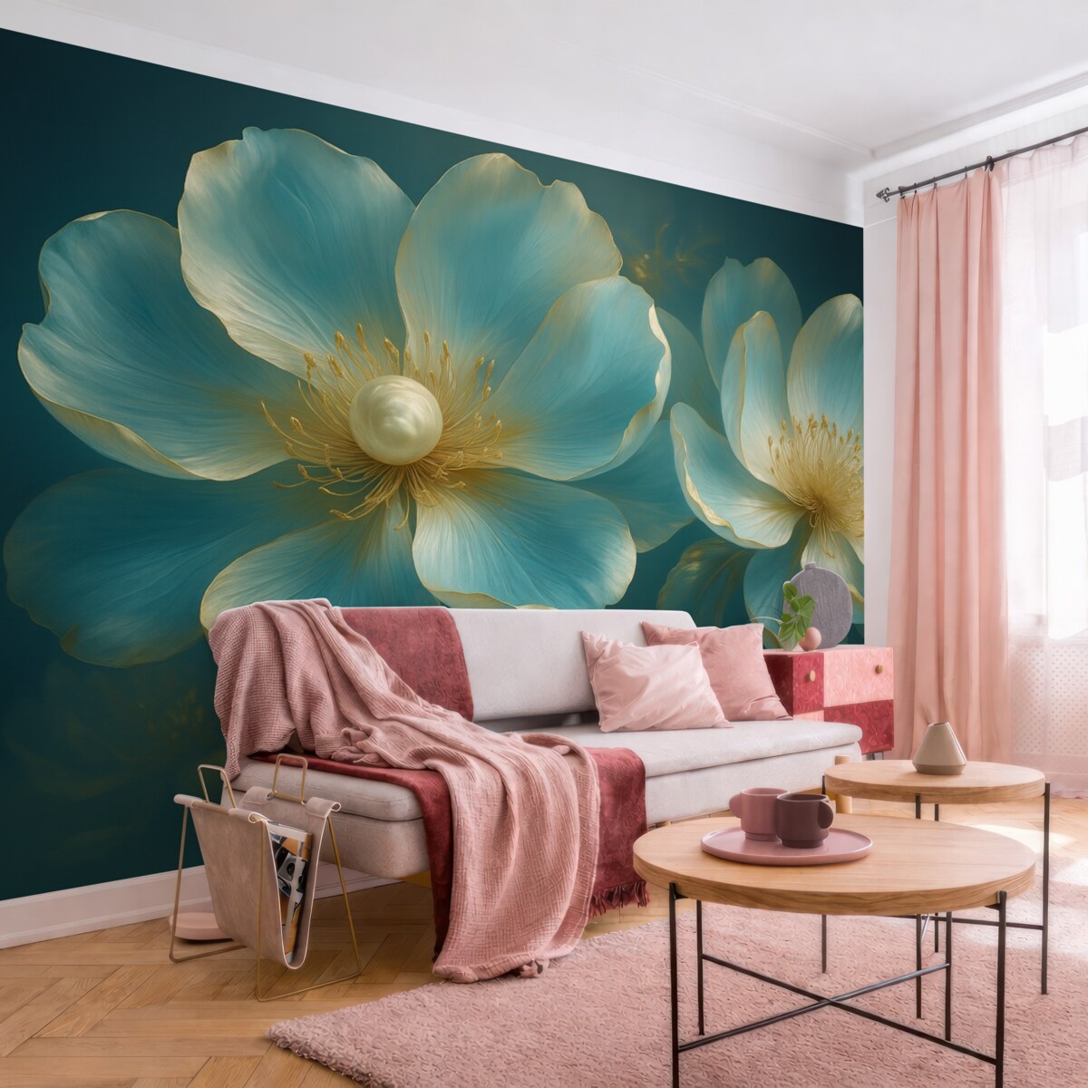 Fototapeta Subtelne bajkowe rośliny.