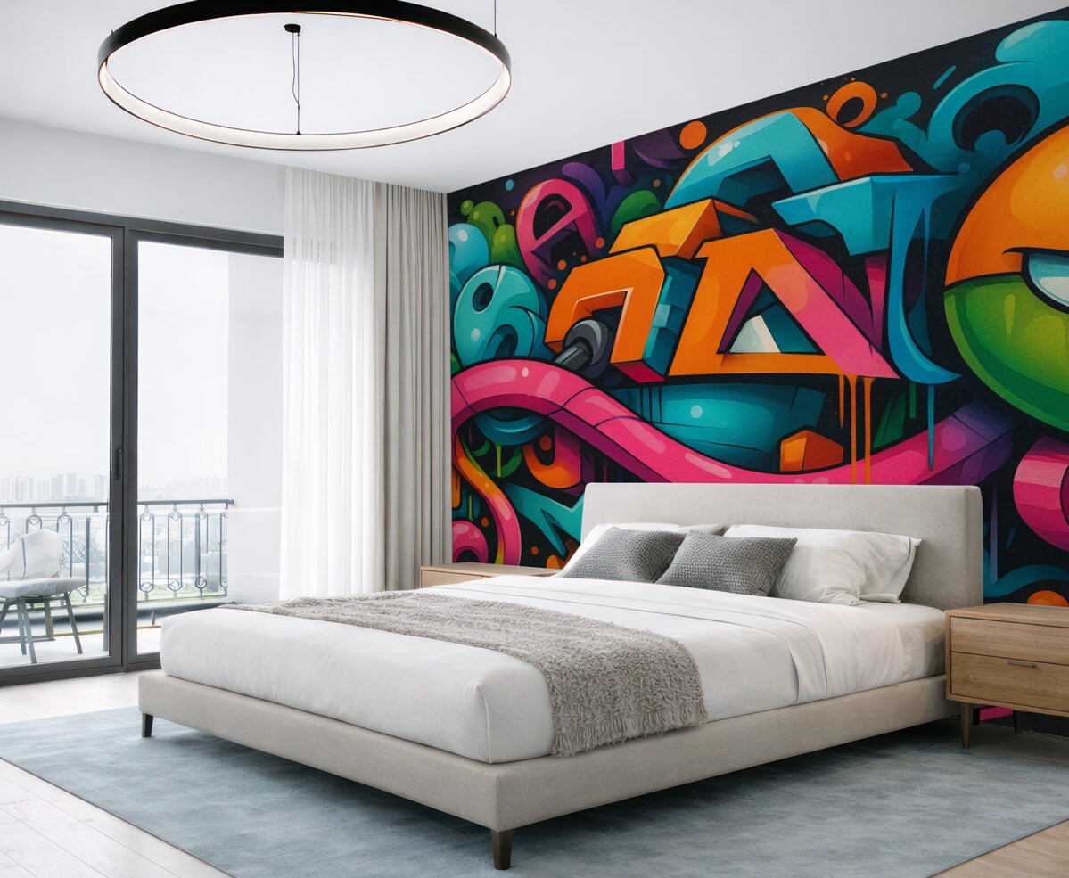 Fototapeta Kolorowe graffiti.