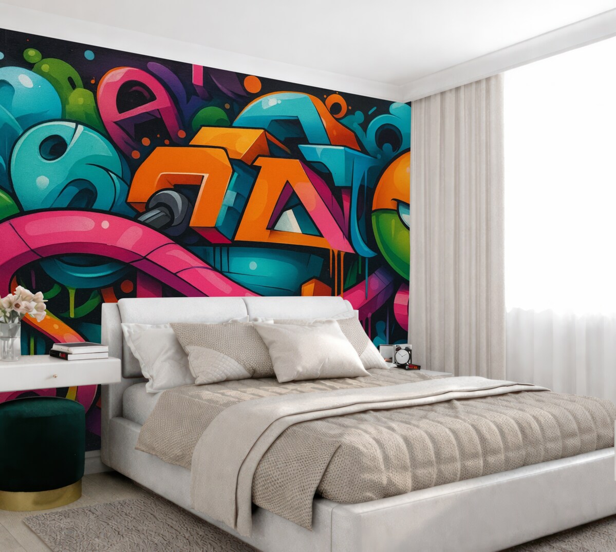 Fototapeta Kolorowe graffiti.