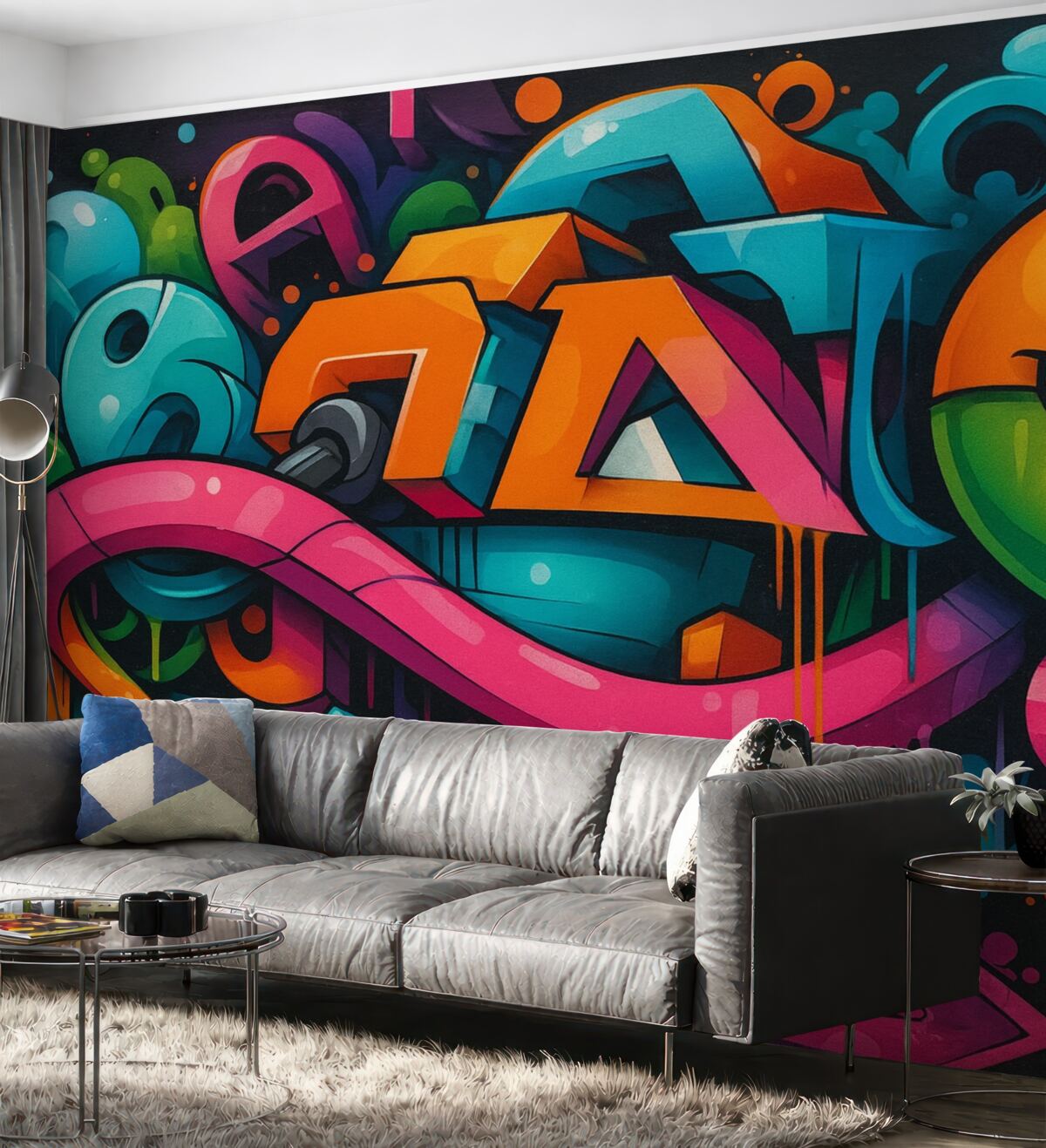 Fototapeta Kolorowe graffiti.