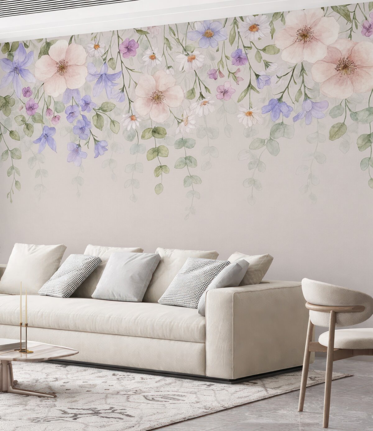 Fototapeta Rośliny i gałązki z wierzchu.