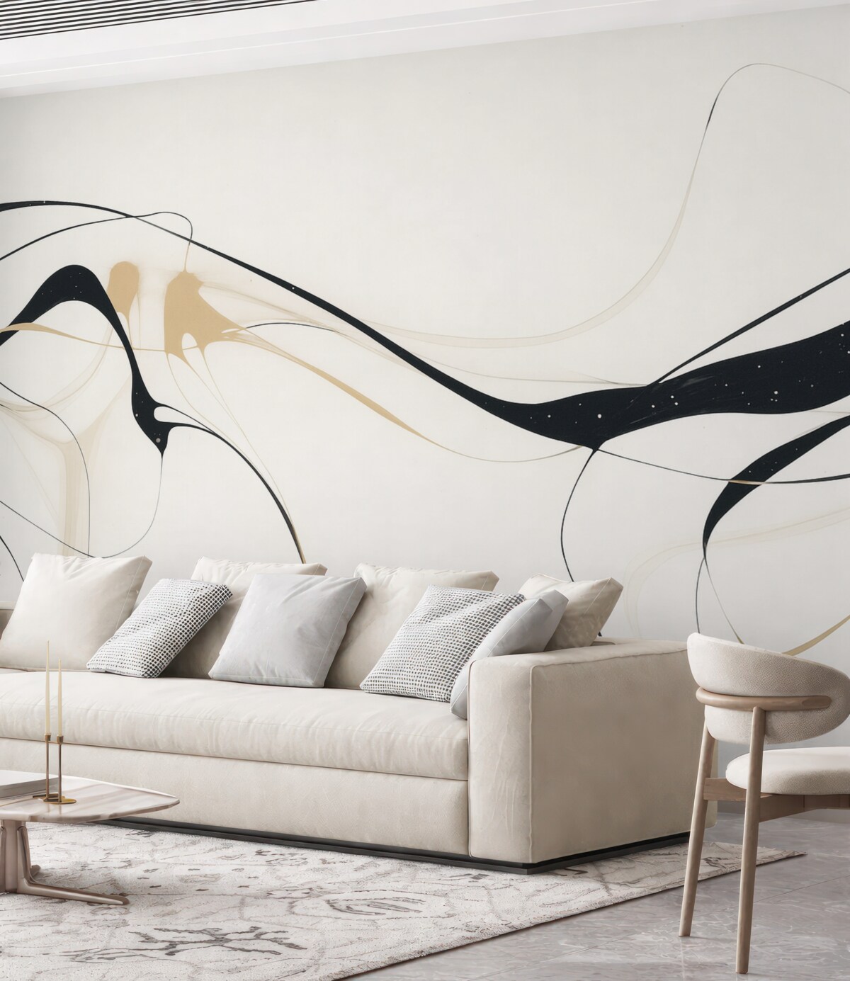 Fototapeta Abstrakcyjne szare pasy.