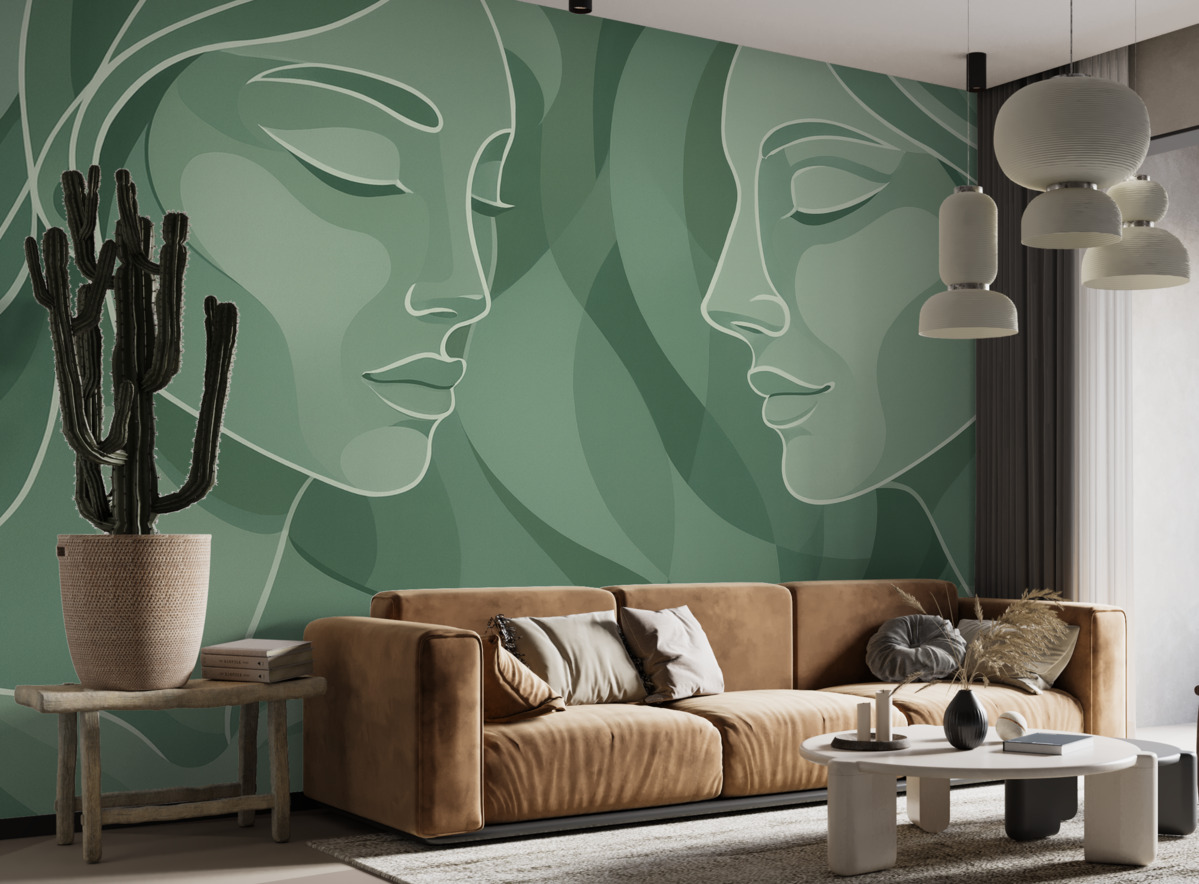 Fototapeta Abstrakcyjna twarz.