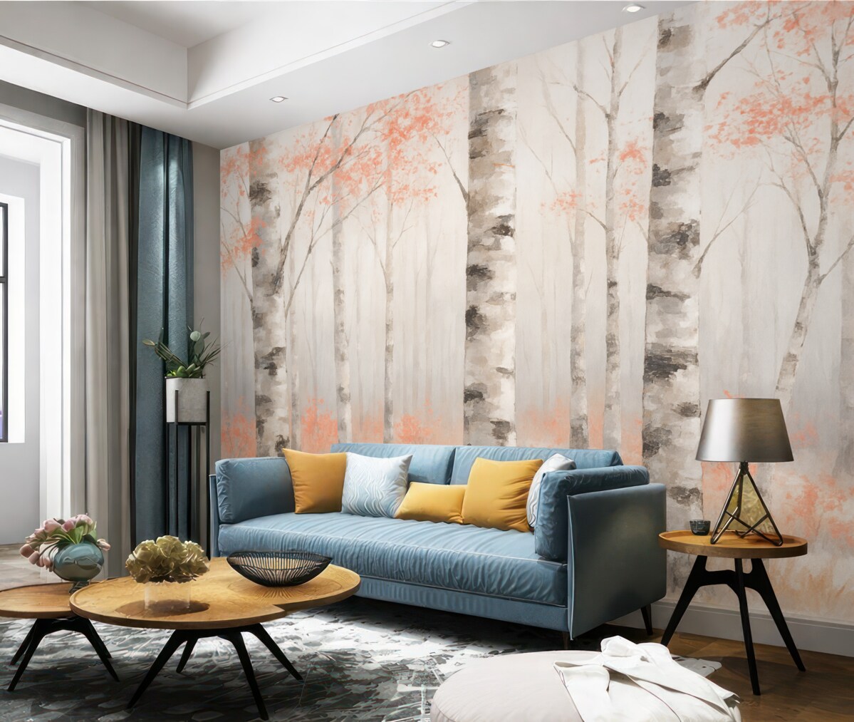 Fototapeta Brzozowy Las