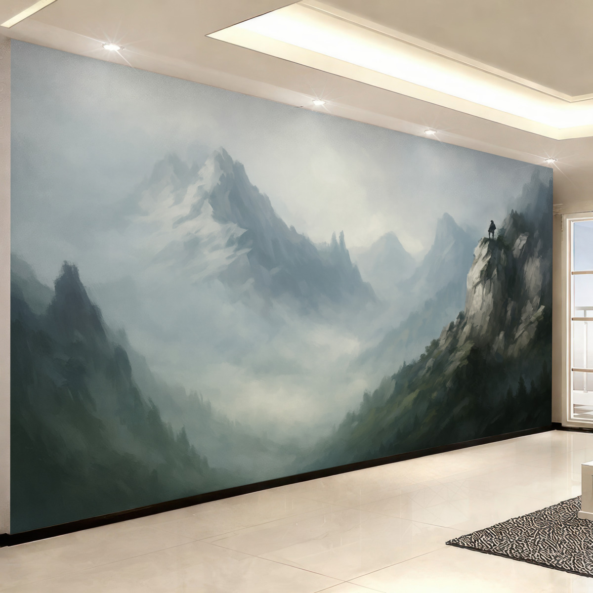 Fototapeta Obraz naśladujący górskie skały.