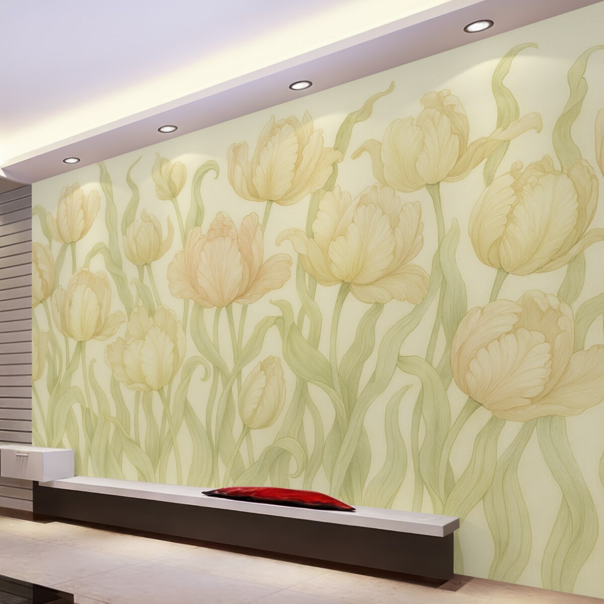 Fototapeta Subtelne i wyrafinowane tulipany.