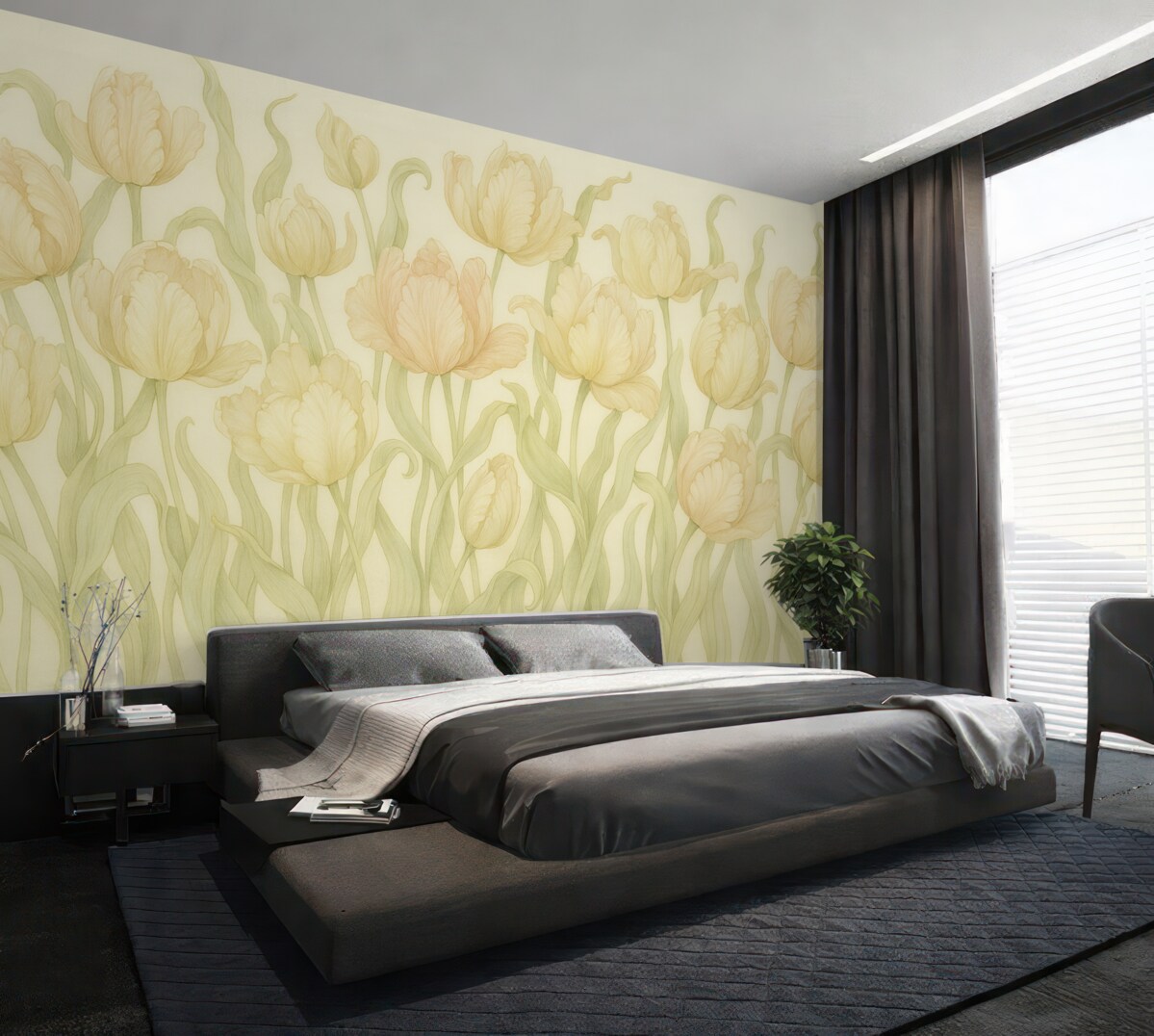 Fototapeta Subtelne i wyrafinowane tulipany.